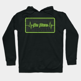 Jiu Jitsu Fighting Heartbeat Pulse Hoodie